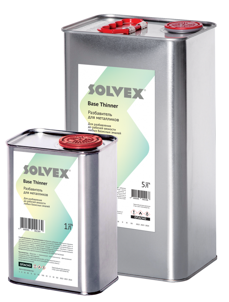 Diluyente Solvex para los metálicos - 1