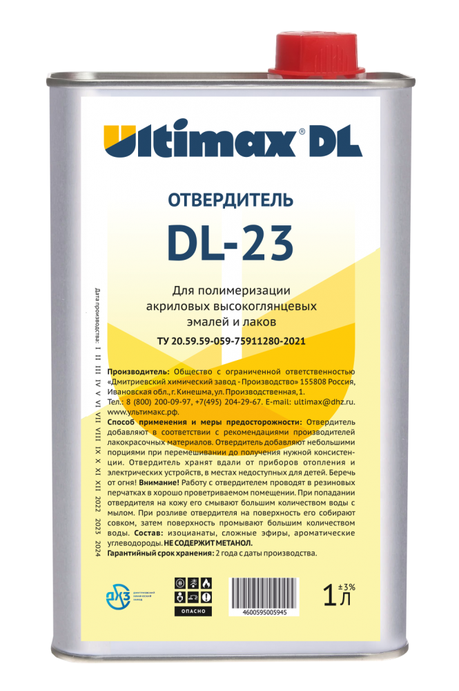 Отвердитель Ultimax DL-23 <span>1 л</span> - 1